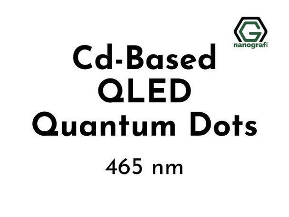  Cd-based QLED Quantum Dots 465 nm 