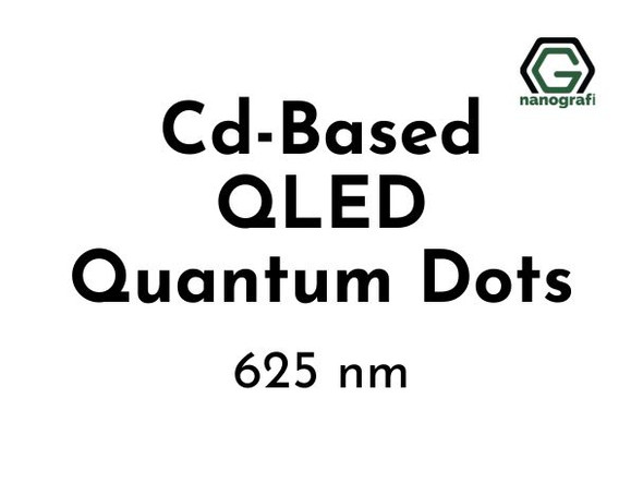 Cd-based QLED Quantum Dots 625 nm