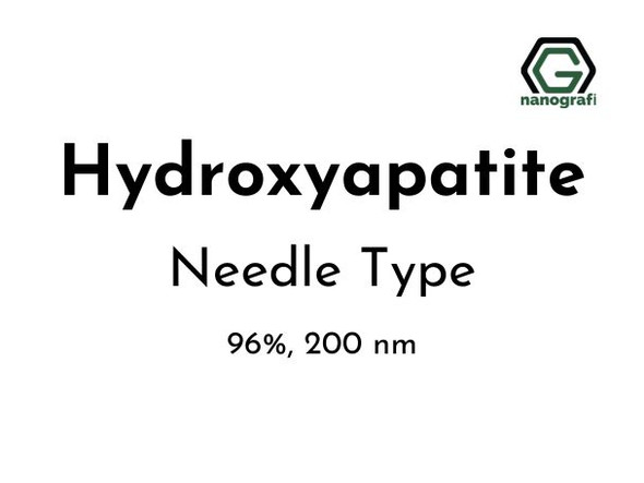 Hydroxyapatite Nanopowder/Nanoparticles, Needle Type, Purity: 96%, Size: 200 nm