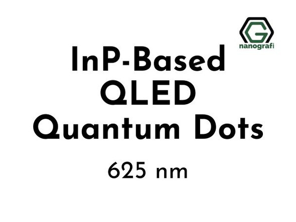InP-based QLED Quantum Dots 625 nm
