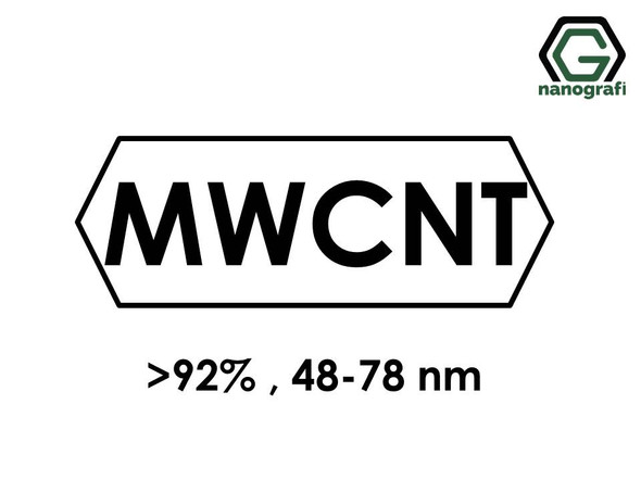 Industrial Grade Multi Walled Carbon Nanotubes, Purity: > 92%, Outside Diameter: 48-78 nm- NG01IM0107