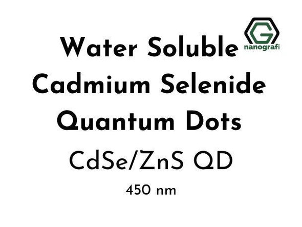  Water Soluble Cadmium Selenide Quantum Dots (CdSe/ZnS) 450 nm 