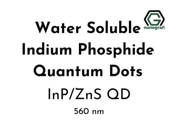  Water Soluble Indium Phosphide Quantum Dots (InP/ZnS QD) 560 nm 