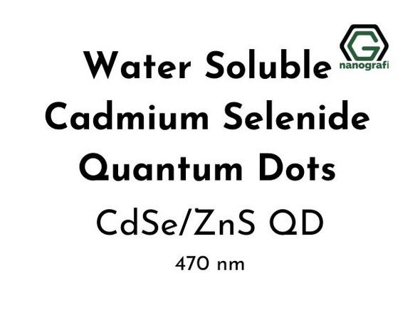 Water Soluble Cadmium Selenide Quantum Dots (CdSe/ZnS) 470 nm
