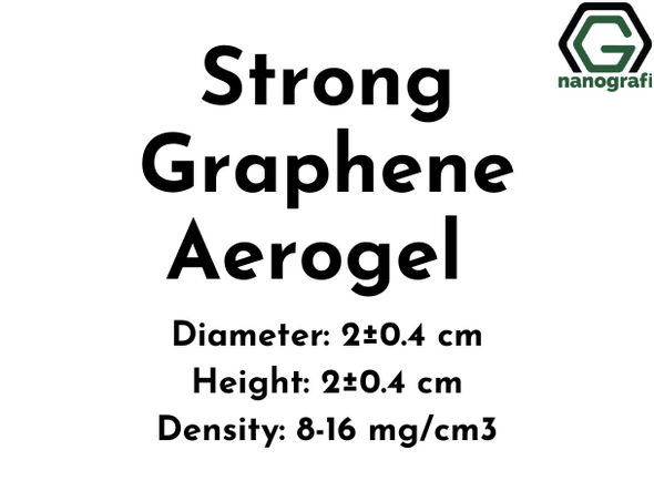 Strong Graphene Aerogel,  Diameter: 2±0.4 cm, Height: 2±0.4 cm