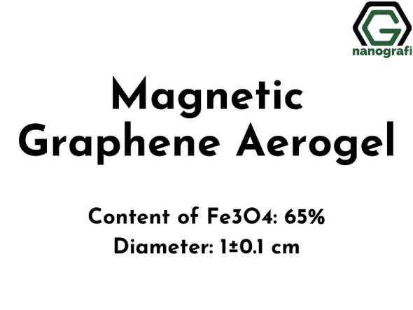 Magnetic Graphene Aerogel, Content of Fe3O4: 65%, Diameter: 1±0.1 cm  